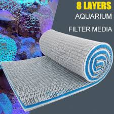 Aquarium Filter Media Pads – 5-Layer Sponge & Fiber